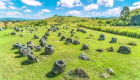 Xieng Khouang Plain of Jars Green Field